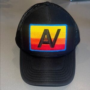 AV Black Trucker Hat